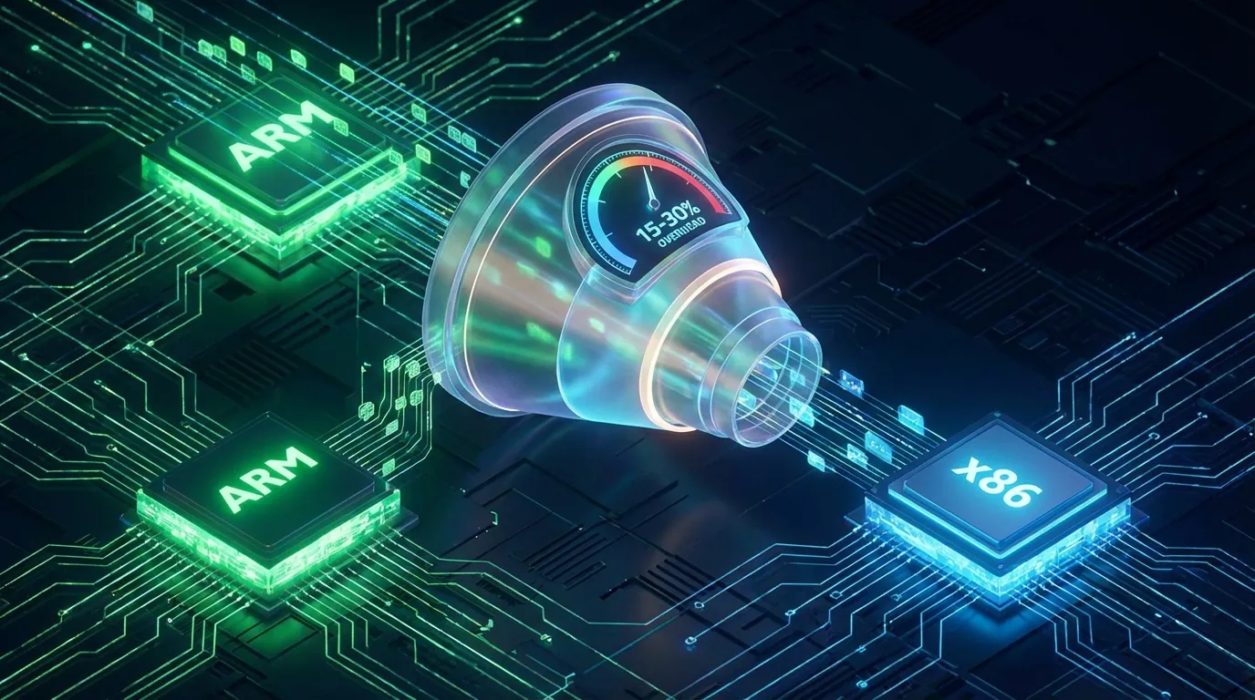 Binary translation ARM sang x86 trên Android emulator — overhead CPU trên PC cấu hình thấp Binary translation ARM sang x86 trên Android emulator — overhead CPU trên PC cấu hình thấp