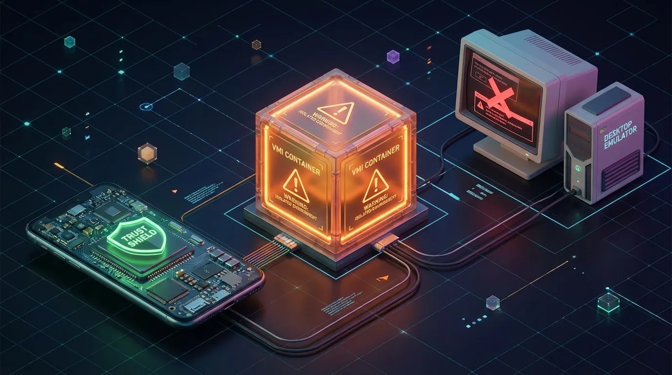 Comparing fingerprints across real devices, VMI, and emulators for Facebook and TikTok account farming