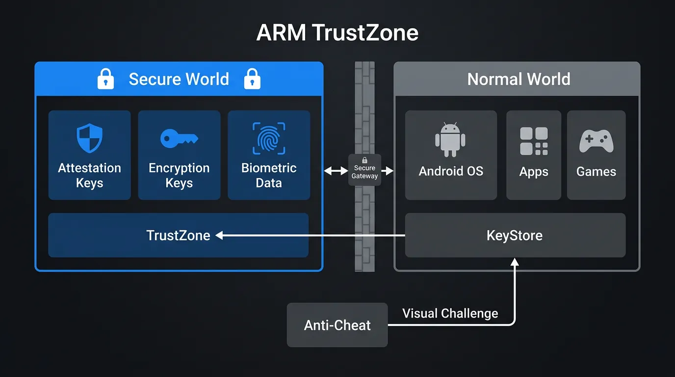 ARM v8-A ISA TrustZone MTE PAC and fixed-width instructions — 4 features creating a genuine hardware fingerprint
